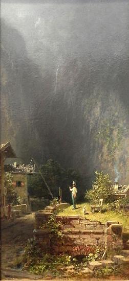 Carl Spitzweg Austrian Sentinel oil painting image